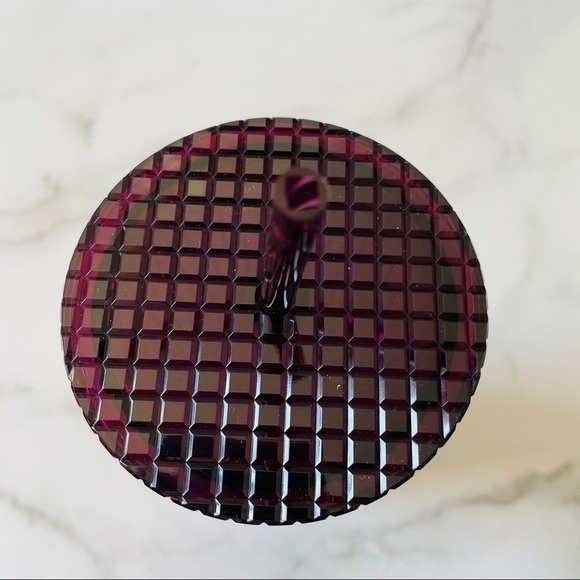 Starbucks 2020 Holiday Berry Plum Grid Tumbler - Picture 3 of 5